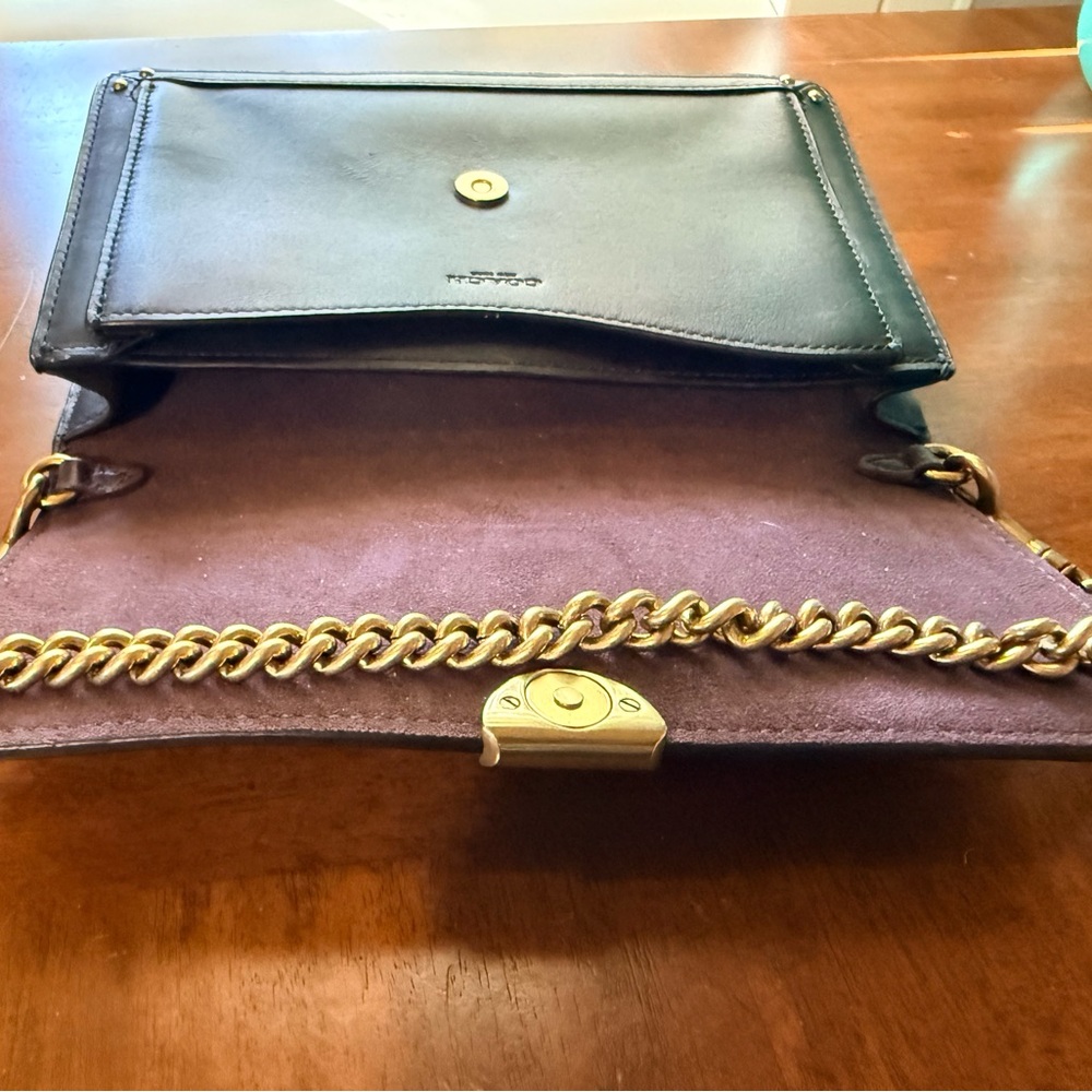 Black Coach Leather Mini Bag - Picture 7 of 8
